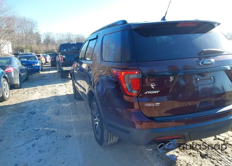 2018 Ford Explorer Sport z USA, uszkodzony, nr VIN 1FM5K8GT5JGC34539